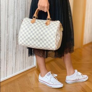 🤍LOUIS VUITTON Damier Azur Speedy 30🤍